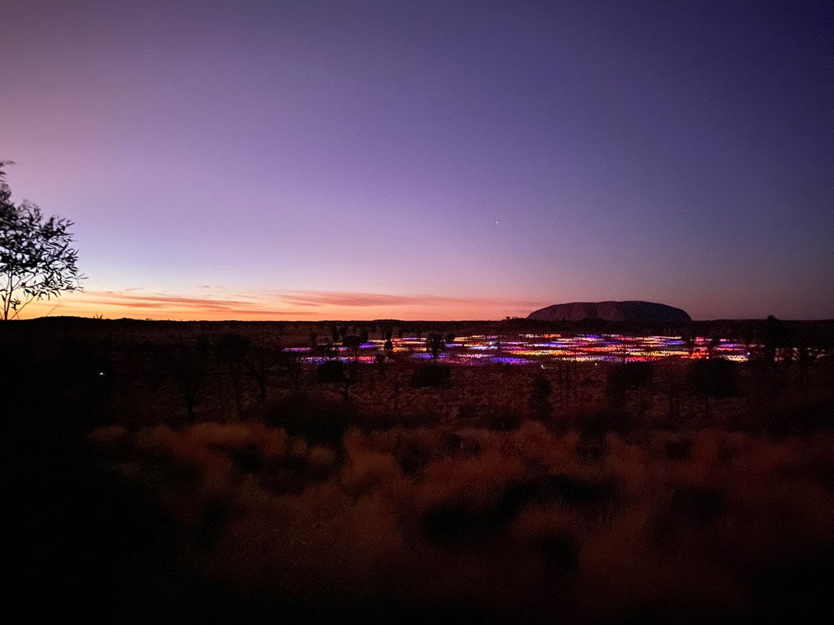 Field of Light Sunrise