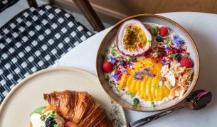 a table-top view of food at Garcon, Lane Cove