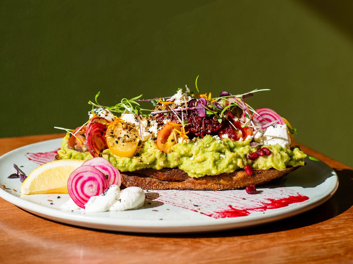 Avocado Toast at The Chambers in Cairns