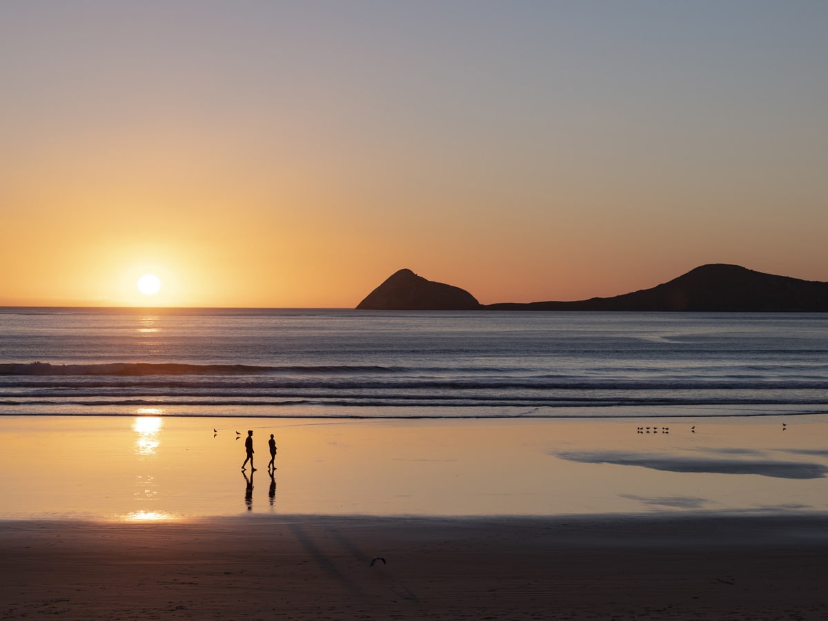 sunset in the Whisky Bay Wilsons Promontory National Park