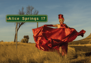 Festival event, fabALICE, Alice Springs, Northern Territory, Australia