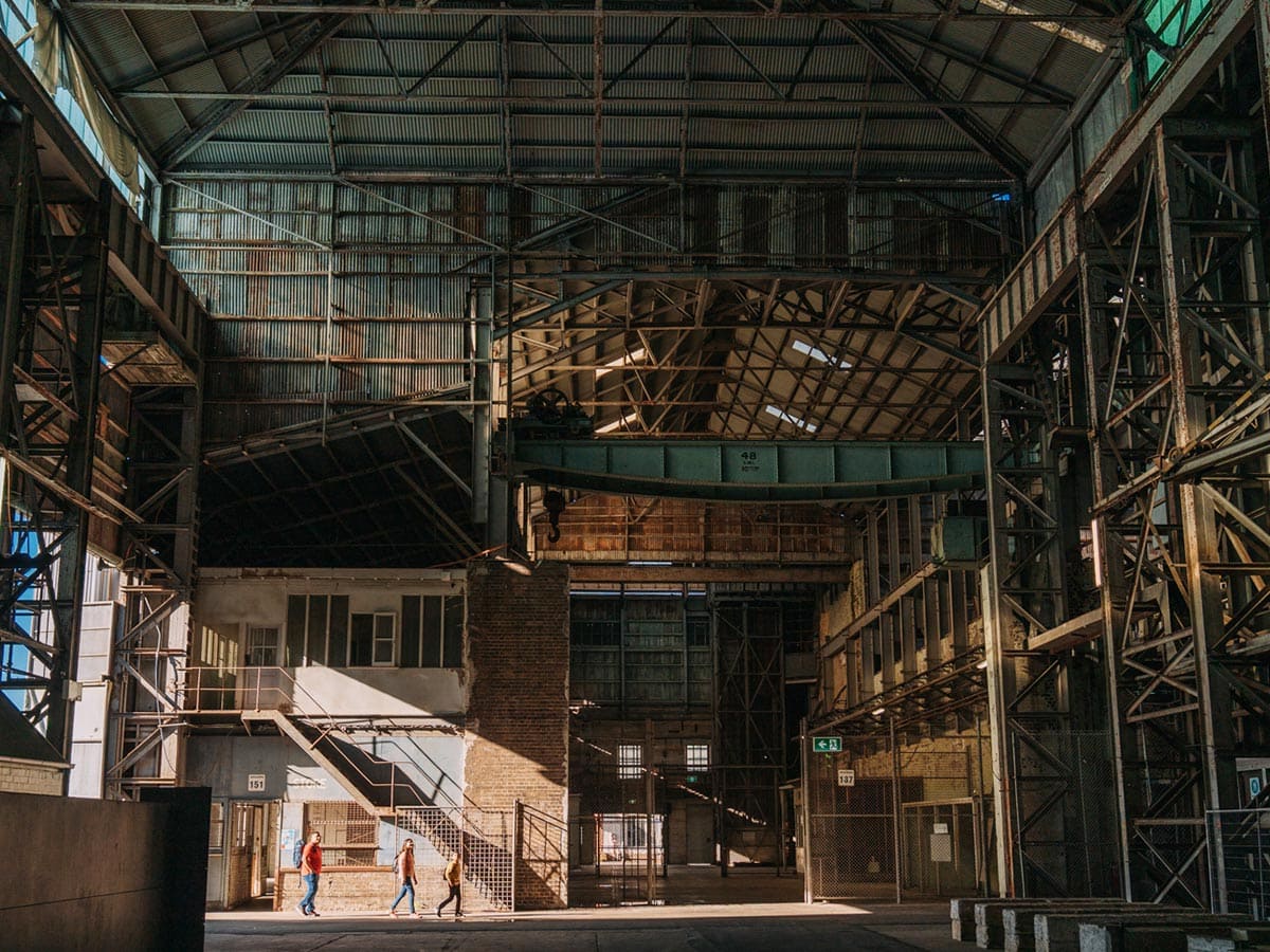 Turbine Shop Cockatoo Island Sydney, north head